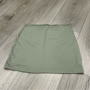 Olive Green Women's Mini Skirt